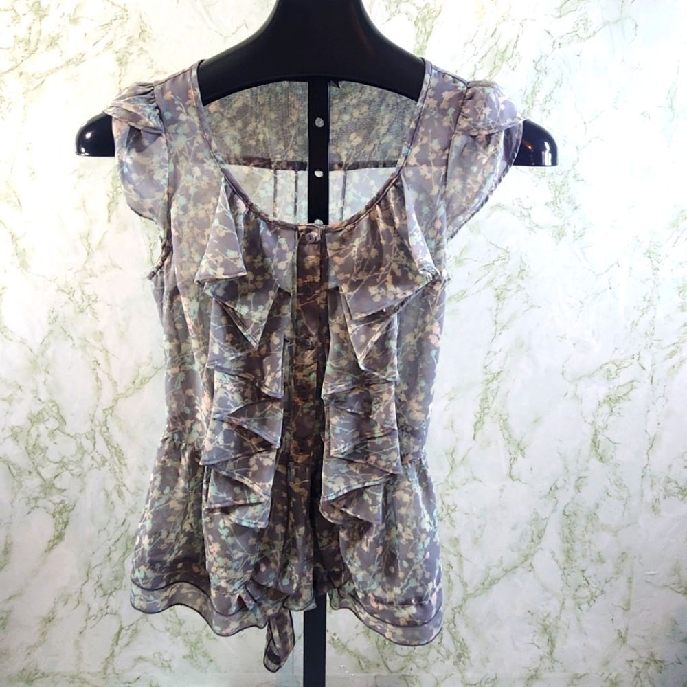 LC Lauren Conrad Floral Top